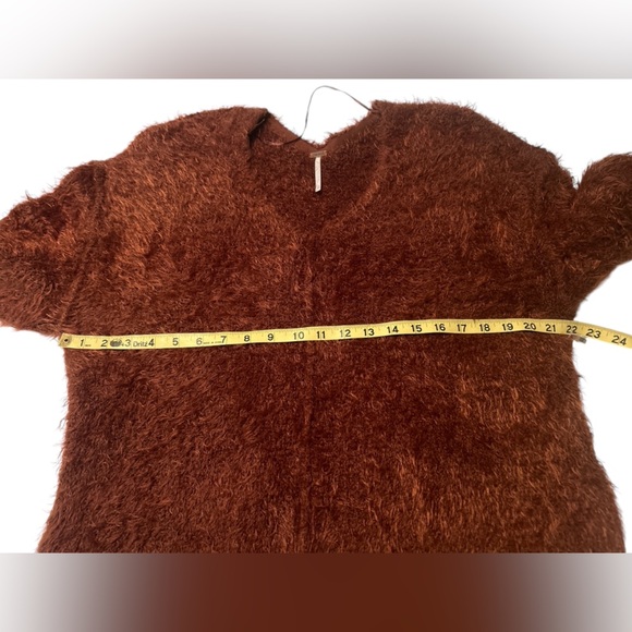 Free People Icing V Sweater in Mocha size XS - Picture 9 of 10
